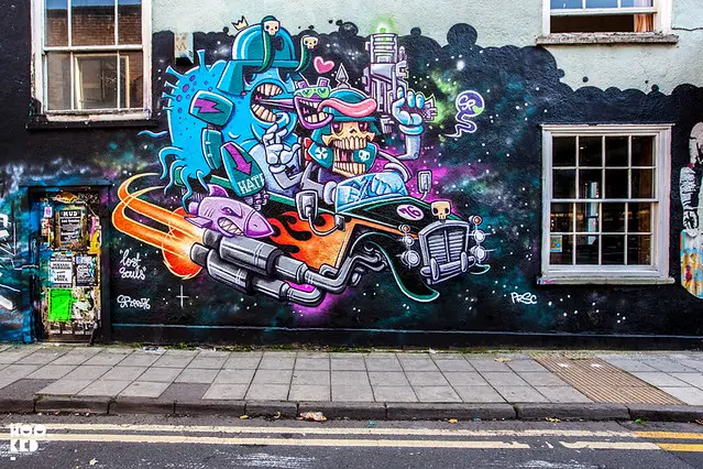 布里斯托尔街头艺术 - 捷克街头 | 英国涂鸦文化